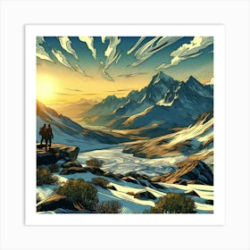 Alpine Serenity 14 1 Art Print