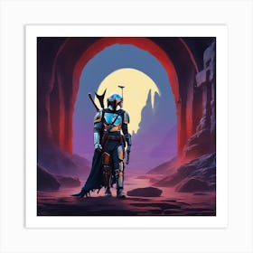 Star Wars Mandalorian Art Print