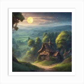 House In The Forest Art Print