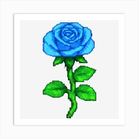 Blue Rose 1 Art Print