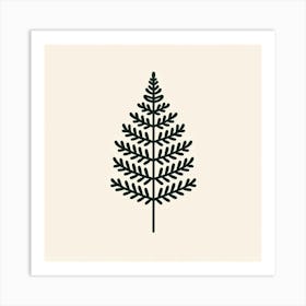 Leafs of Fern, Vector art 2 Art Print