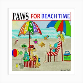 Beachtime Art Print