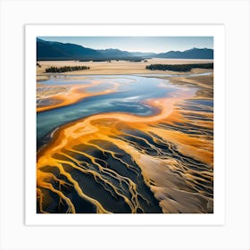 Yellowstone Lake Art Print