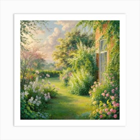 Garden Path 3 Art Print