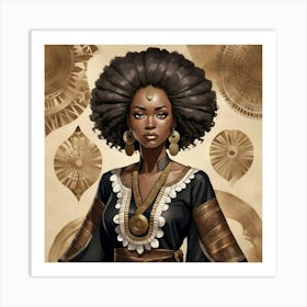 Afrofuturism 3 Art Print