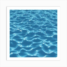 Realistic Water Flat Surface For Background Use (29) Art Print