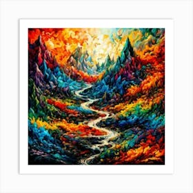 Rainbow Valley Art Print