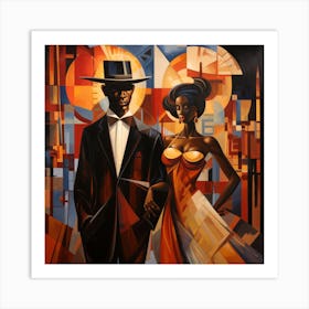 Man And Woman 1 Art Print