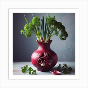 Vase Of Parsley Art Print