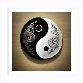 Yin Yang 50 Art Print