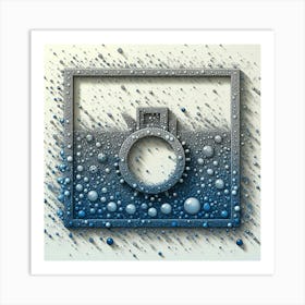 Water Droplet Art Print