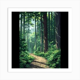 Path In The Forest Art Print