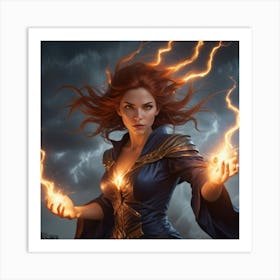 Mages Of Magic 1 Art Print