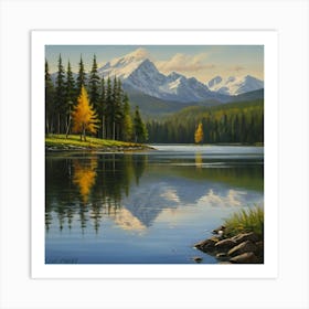 Mountain Lake 7 Art Print