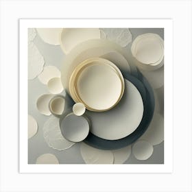 Paper Plates Art Print