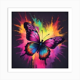 Colorful Butterfly 152 Art Print