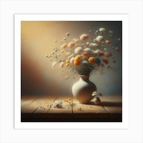 Flowers In A Vase 21 Art Print