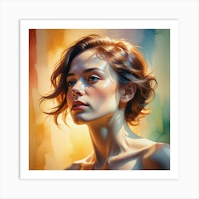 Portrait Of A Woman 71 Art Print