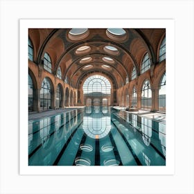 Indoor Swimming Pool Art Print