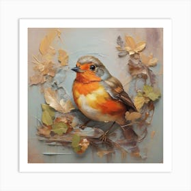 Bird Robin Art Print