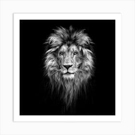 Lion Portrait Art Print