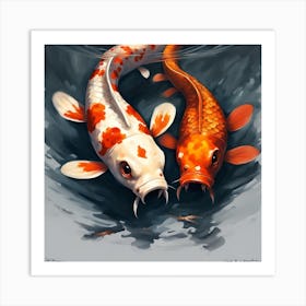 Koi Fish 3 Art Print