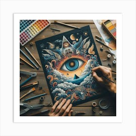 All Seeing Eye Art Print