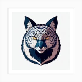Lynx Head Art Print