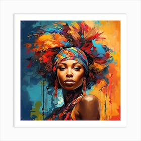 African Woman 54 Art Print