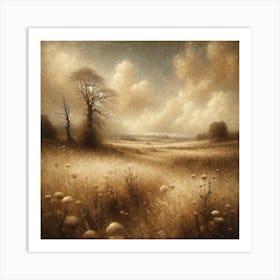 Field Of Flowers Art Print Art Print