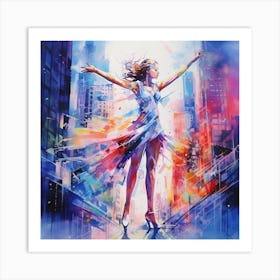 Dancer In The City Art Print