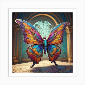 Fantasy Butterfly Art Print