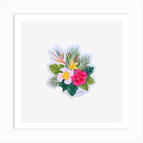 Hibiscus Flower 3 Art Print