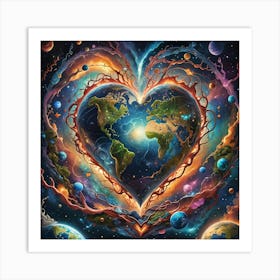 Heart Of The Universe Art Print