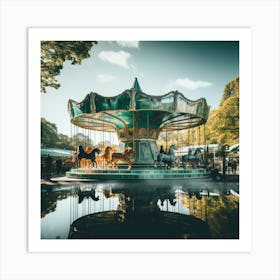 Carousel 3 Art Print