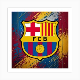 FC Barcelona Logo Wall Art 37 Art Print