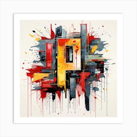 Letter P 1 Art Print