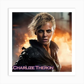 Charlize Theron 1 Art Print