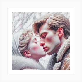 'The Kiss' Art Print