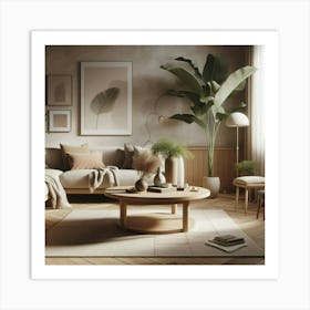 Modern Living Room 53 Art Print