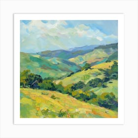 California Hills Art Print