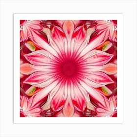 Abstract Floral Pattern Art Print