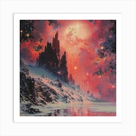 'Shining Moon' Art Print