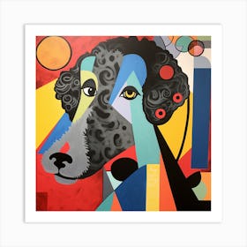 Abstract Dog Painting 2 Art Print