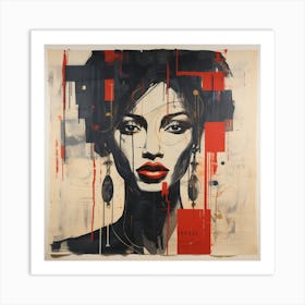 'Black Woman' 1 Art Print