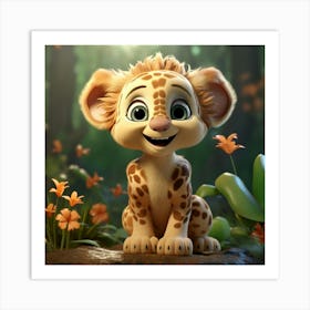 Lion Cub 20 Art Print