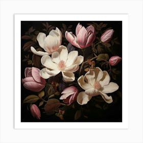 Magnolias 3 Art Print