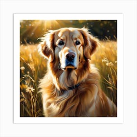 Golden Retriever Art Print