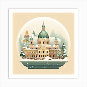 Budapest Hungary Snowglobe Art Print