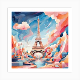 Paris Eiffel Tower 7 Art Print